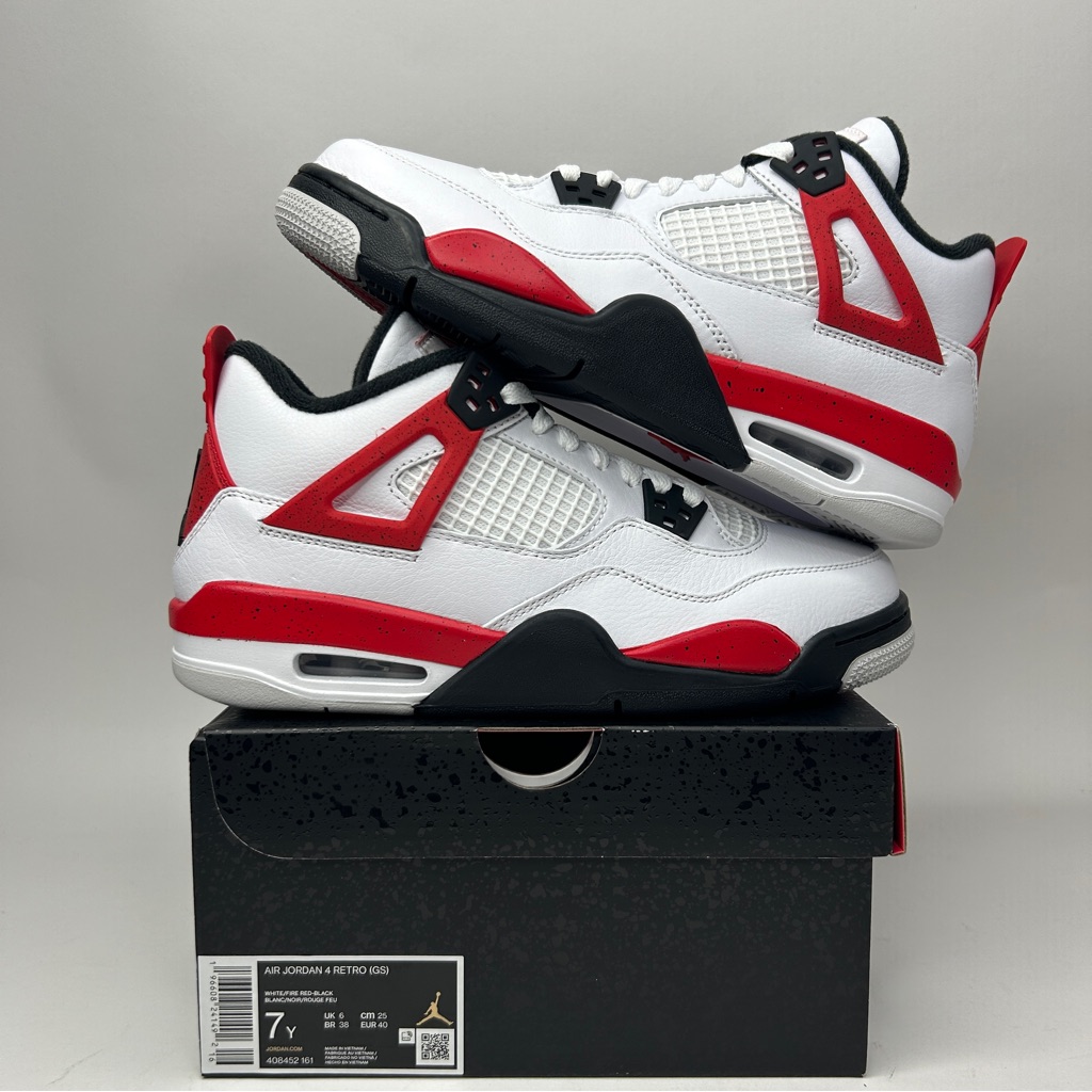 Nike Air Jordan 4 Retro Gs “Red Cement/Fire Red” 2023